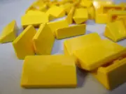 Lego 1x2x2/3 Yellow Slanted Roof Tiles (50 pieces) #85984