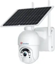2.5K 4MP Security Cameras Wireless Outdoor, WiFi Solar Security Camera 2560 * 14