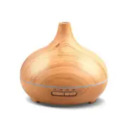 300ml 4-in-1 Aromatherapy Oil Diffuser Light Wood - Oil Diffusers Australia