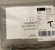 RH Restoration Hardware Charcoal MALTA BARSTOOL GREY Outdoor Chair Cover $200