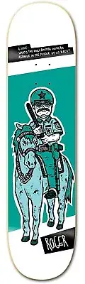 Roger Skateboards Police Horse Skateboard Deck - 8.25" x 31.5"