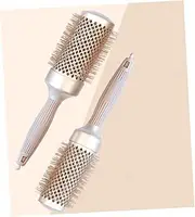 FOMIYES 1pc Hair Comb Retwist Comb Hairdryer Multi-functional Hair Drying Comb Hairbrush Barrel Hair Dryer Brush Hair Straightener Brush Hair Waver Tangle Hair Brush Curling Comb Coffee