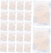 Zerodeko 50pcs Desiccant Packs Silica Gel Packets Food Storage Moisture Absorber Dry Humidity Bags for Electronics Clothes Shoes Organization