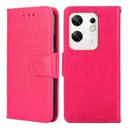 Textured Leather Stand Phone Cover For Infinix Zero 30 4g, Wallet Design Case