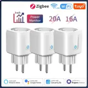 WiFi/Zigbee Smart Plug 16A/20A EU Smart Socket with Power Monitoring Timing Lot