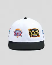 [DC Shoes] DC Shoes Men's 30 Year Champion Snapback Cap in White/Black One Size White/Black