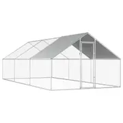 Chicken Coop Cage Run Rabbit Hutch Large Walk in Hen Enclosure with Roof 2.75x6m