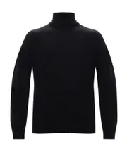 roll neck jumper XXL Black