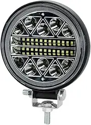 BYBDQKTVEH 4" LED Headlights 12V 24V Spot Flood Flash LED Work Light Bar for Off Road Truck Boat 4x4 ATV SUV Car Driving Fog Light Work Light(1pcs Round 102W)