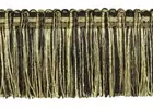 18 Yard Package/Dark Brown, Brown, Light Brown/3" Brush Fringe Trim/Mesquite