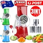 Kitchen Vegetable Fruit Slicer Cut Shredder Food Manual Rotary Grater Chopper