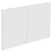 Kaboodle 900mm Coconut Milk Modern Rangehood Cabinet Doors - 2 Pack