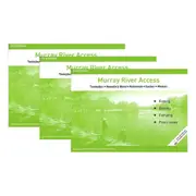 3PK Murray River Access Book#7 River Fishing Outdoor Guide 46-Page 21x30cm GRN