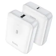 Hoco J96 5000mAh Super Portable Mini Small Fast Charging Power Bank w/ LED White