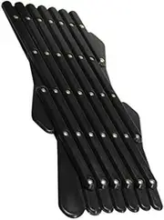 Kisangel Portable Pet Barrier Fence for Car Window Dog Cat Protector Easy to Assemble Pp Material Black Safe for Outdoor Travel