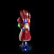 Brick Loot LED Light Kit for Lego Marvel Nano Gauntlet 76223 – Deluxe USB