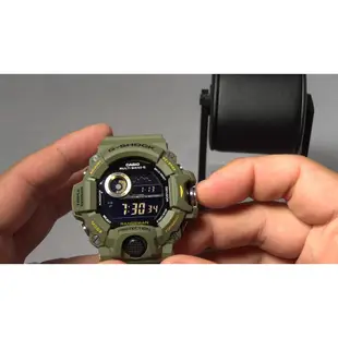 【金台鐘錶】CAISO 卡西歐 G-SHOCK RANGEMAN系列 電波錶 三大感應器 (軍綠) GW-9400-3