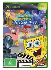 Spongebob Squarepants Lights Cameras Pants XBOX Original PAL *No Manual* (Pre-Owned)