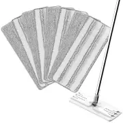 4+4 Pack Mop Pads Compatible with JOYMOOP Flat Mop or Mop Bucket Set - Microf...