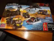 MEGA BLOKS, TRUE HEROES, MILITARY COMBAT II, 1012 PIECES, NEW IN BOX, 2013