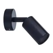 Tivah Mini Single Adjustable LED Wall Light in Aluminium Black Havit Light - HV1227MR11NW