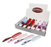 9 1/2" long MANE & TAIL COMB w/ Soft Touch Handle For horse grooming 4 COLORS!