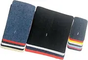 DECORNIJIA 18pcs DIY Denim Patches for Clothing Repair Durable Appliques for Sweaters Jackets and Cushions Chic Embroidered Patches for Fashionable Upcycling
