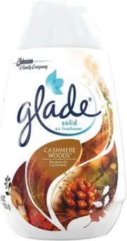 Glade Solid Air Freshener, Deodorizer for Home and Bathroom, Cashmere Brown