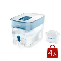 在飛比找鮮拾優惠-【BRITA】Flow 8.2L濾水箱+全效濾芯4入(白色)