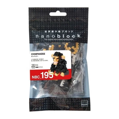 Nanoblock Animal Collection Chimpanzee (130 PCS) *NEW*!