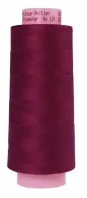 METTLER Seracor Polyester Serger Thread 50 Wt 2743 Yards Color 0869 Pomegranate