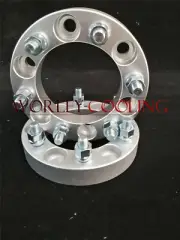 2PCS Wheel Spacers For Nissan TITAN 2004-2013 12x1.25 30mm 6studs 6X5.5 SILVER