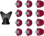 [Garende] 12Pcs Soccer Shoe Spikes Football Shoe Spikes Firm Ground 7mm 10mm Screw in Universal M5 Track Shoes Spikes for Competition