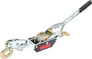 FOYTOKI 2T Power Puller Cable Grip Ratchet Puller with Steel Cable Portable Manual Wire Grip Tool for Heavy Objects for Construction Automotive Use