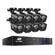 UL-tech CCTV Camera Home Security System 8CH DVR 1080P Cameras Outdoor IP Kit