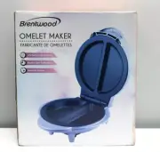 Brentwood Omelet Maker Electric TS-255. NEW IN OPEN BOX.