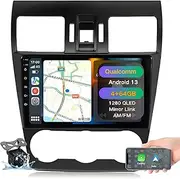 Android 13 Car Stereo for 2016-2018 Subaru Forester, 9 inch HD 1280x720 Touch Screen Head Unit Multimedia Player with Carplay Android Auto GPS Navigation Qualcomm 4+64G