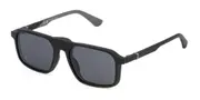 Police UK143 BEYOND JR 3 Kids With Clip-On U28P Kids' Sunglasses Black Size 50