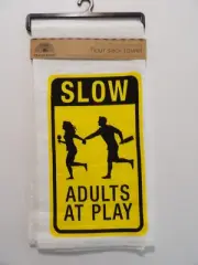 Chris's Stuff (27"x27") Flour Sack Towel - Adults At Play