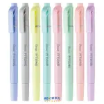 PENTEL 飛龍文具 FITLINE雙頭螢光筆 SLW11P 粉彩色系列