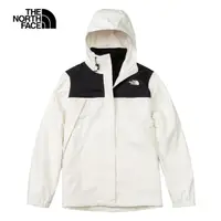 在飛比找momo購物網優惠-【The North Face 官方旗艦】北面女款米白色防水