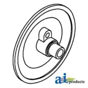 Compatible With John Deere OUTER SHEAVE VAR. FAN H100794