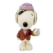 Enesco Jim Shore Peanuts Halloween Snoopy Pirate Miniature Figurine