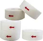 Ipetboom Sweat Absorption Pad Tape for Hat 5 Rolls White Absorbent and Adhesive Liner for Hat and Collar Sturdy Non-woven Material
