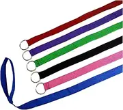 6 Foot Slip Lead, Slip Leads, Kennel Leads Bulk Dog Leashes with O Ring for Dog Pet Animal Control Grooming, Shelter, Rescues, Vet, Veterinarian, (Size: 6' x 1", Colors: Various) (120 Pack)