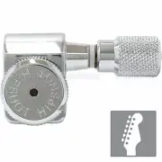 NEW Hipshot STAGGERED Tuners Fender® Directrofit™ LOCKING IND Buttons - CHROME