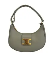 Zippered shoulder bag One size Green