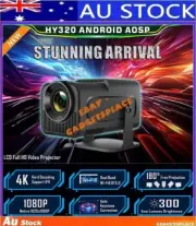 ✅AU Original HY320 Mini Projector Airplay 5G wifi6 1080p 4K Bluetooth Android 11