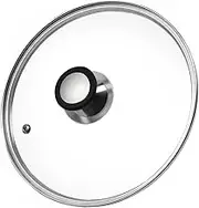 HEVSTIL Tempered Glass Lid, 8 inch / 21 cm Clear Glass Replacement Lid for Pots, Frying Pan, Skillet