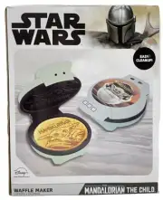 Disney Star Wars - The Mandalorian The Child Non-Stick Waffle Maker RARE Uncanny